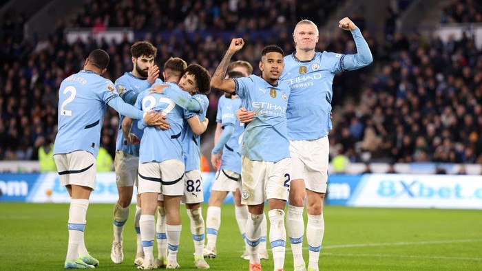 Leicester Vs Man City: The Citizens Tutup 2024 dengan Kemenangan